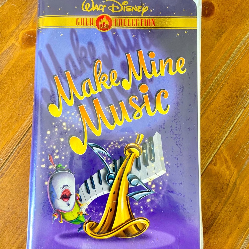 Gold Collection Classic  Make Mine Music VHS Tape